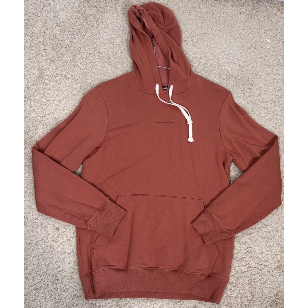Travis Matthews Coastal Cloud Long Sleeve Logo‎ Hoodie Soft Men's S Golf Sports
